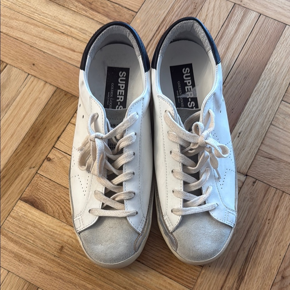 White and Gray golden goose